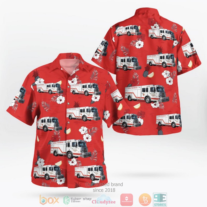 Barnhart Missouri Antonia Fire Protection District Hawaii 3D Shirt word3