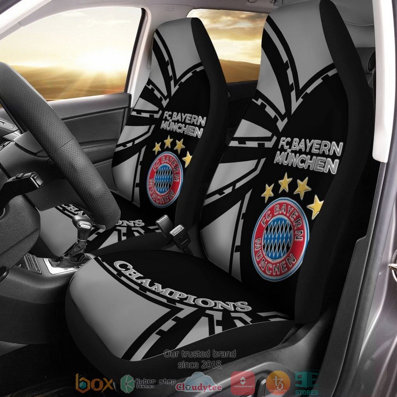 Bayern Munchen Champions Black Limited Car Seat Covers
