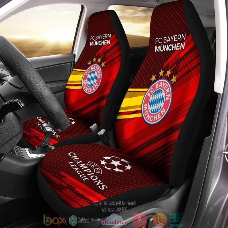 Bayern Munchen Champions League Red Limited Car Seat Covers