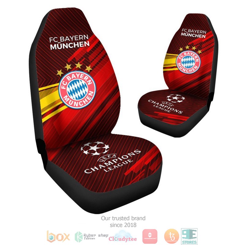 Bayern Munchen Champions League Red Limited Car Seat Covers 3 Bayern Munchen Champions League Red Limited Car Seat Covers word2