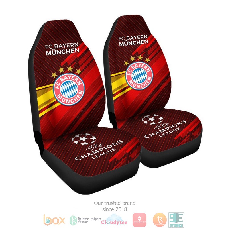 Bayern Munchen Champions League Red Limited Car Seat Covers 4 Bayern Munchen Champions League Red Limited Car Seat Covers word2