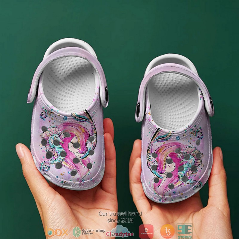 Beautiful Mermaid Crocband Shoes 7 Beautiful Mermaid Crocband Shoes word2