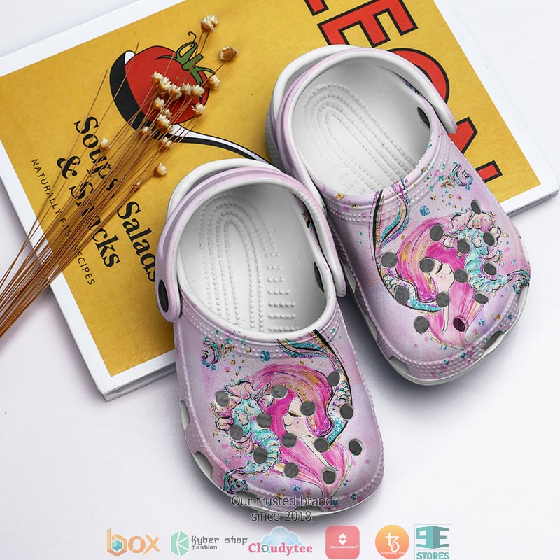 Beautiful Mermaid Crocband Shoes 8 Beautiful Mermaid Crocband Shoes word2