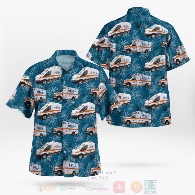 BEST Bell Ambulance, Milwaukee, Wisconsin Fleet 3D Aloha Shirt 1 BEST Bell Ambulance, Milwaukee, Wisconsin Fleet 3D Aloha Shirt word1