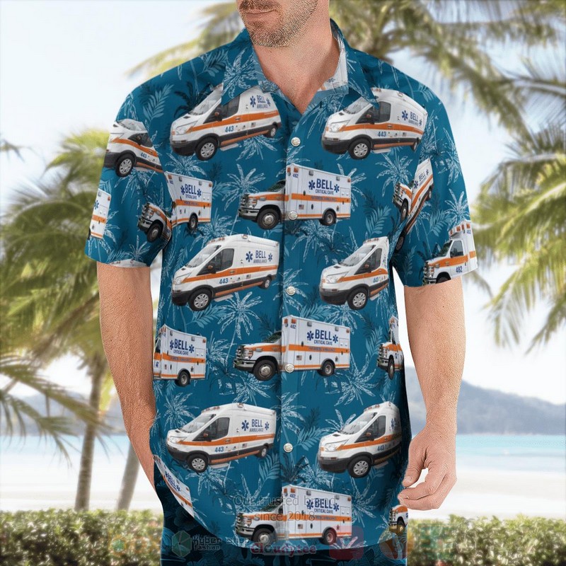 BEST Bell Ambulance, Milwaukee, Wisconsin Fleet 3D Aloha Shirt 3 BEST Bell Ambulance, Milwaukee, Wisconsin Fleet 3D Aloha Shirt word1