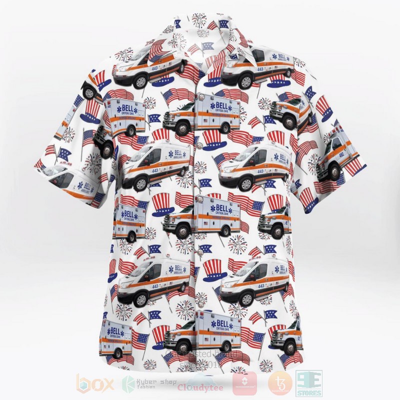 BEST Bell Ambulance, Milwaukee, Wisconsin Fleet Independence Day 3D Aloha Shirt 2 BEST Bell Ambulance, Milwaukee, Wisconsin Fleet Independence Day 3D Aloha Shirt word2