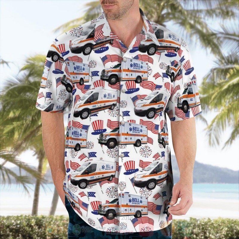 BEST Bell Ambulance, Milwaukee, Wisconsin Fleet Independence Day 3D Aloha Shirt 3 BEST Bell Ambulance, Milwaukee, Wisconsin Fleet Independence Day 3D Aloha Shirt word2