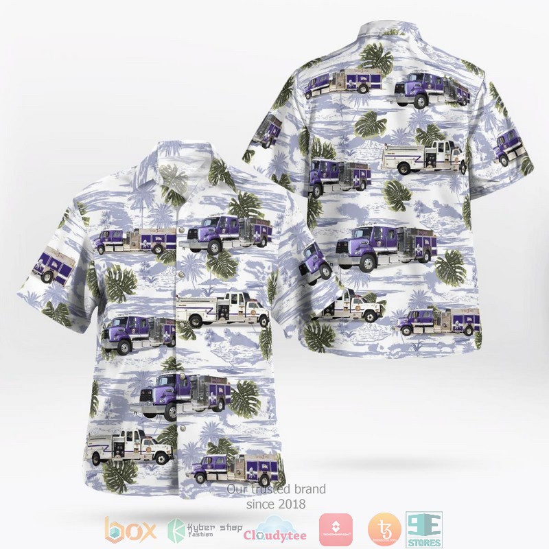 Belle Fourche Volunteer Fire Department Hawaii 3D Shirt