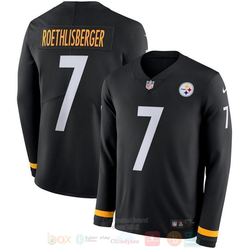 BEST Ben Roethlisberger Pittsburgh Steelers Therma Long Sleeve Jersey Football 2 BEST Ben Roethlisberger Pittsburgh Steelers Therma Long Sleeve Jersey Football word3