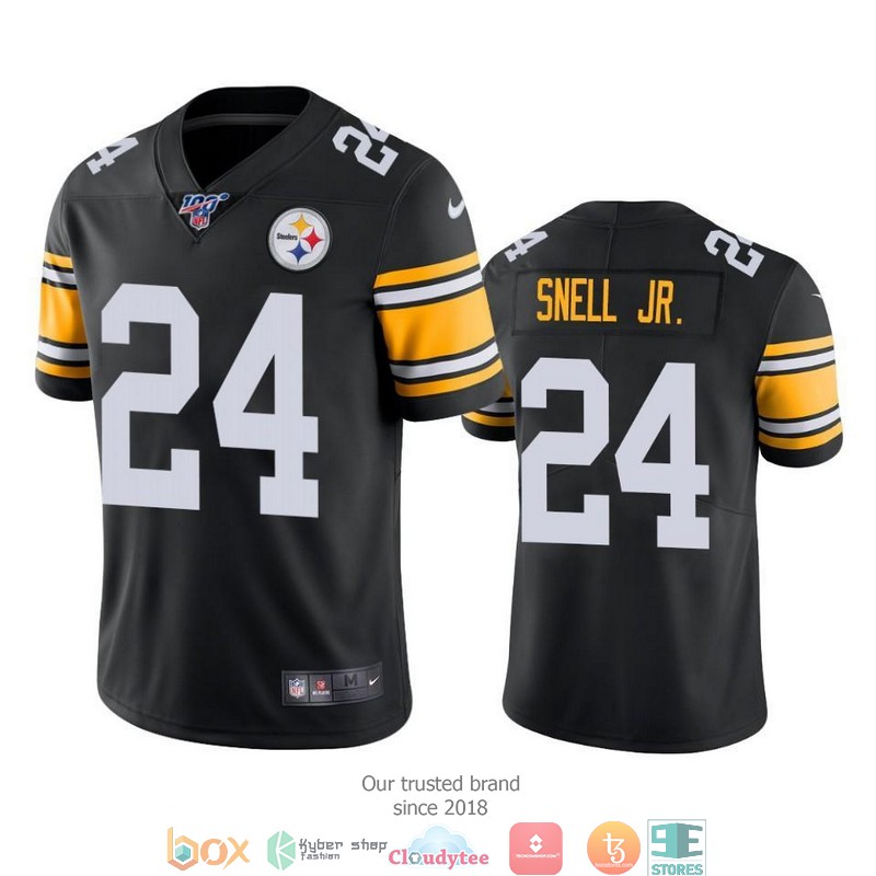 Benny Snell Jr. Pittsburgh Steelers 100th Season Football Jersey word1