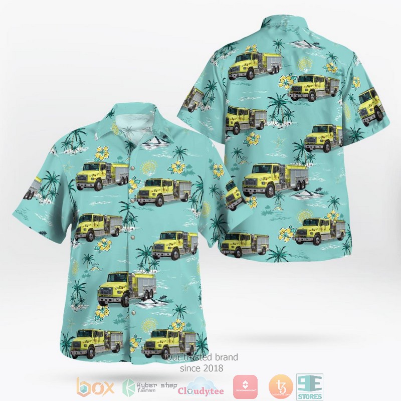 NEW Benton Kansas Butler County Fire District 7 Hawaii Shirt word2