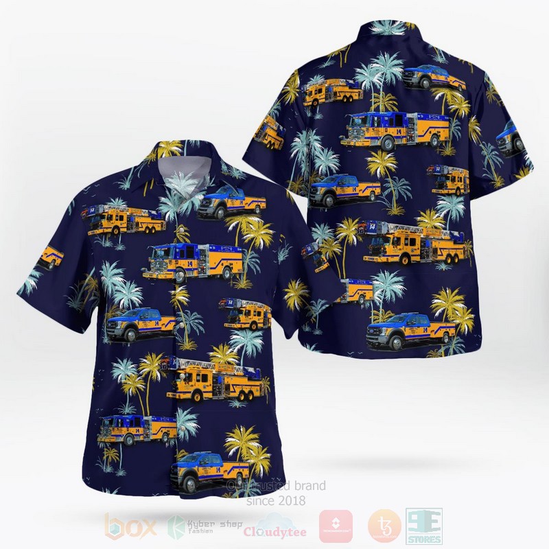 BEST Bethlehem, Pennsylvania, Nancy Run Fire Company 3D Aloha Shirt word1