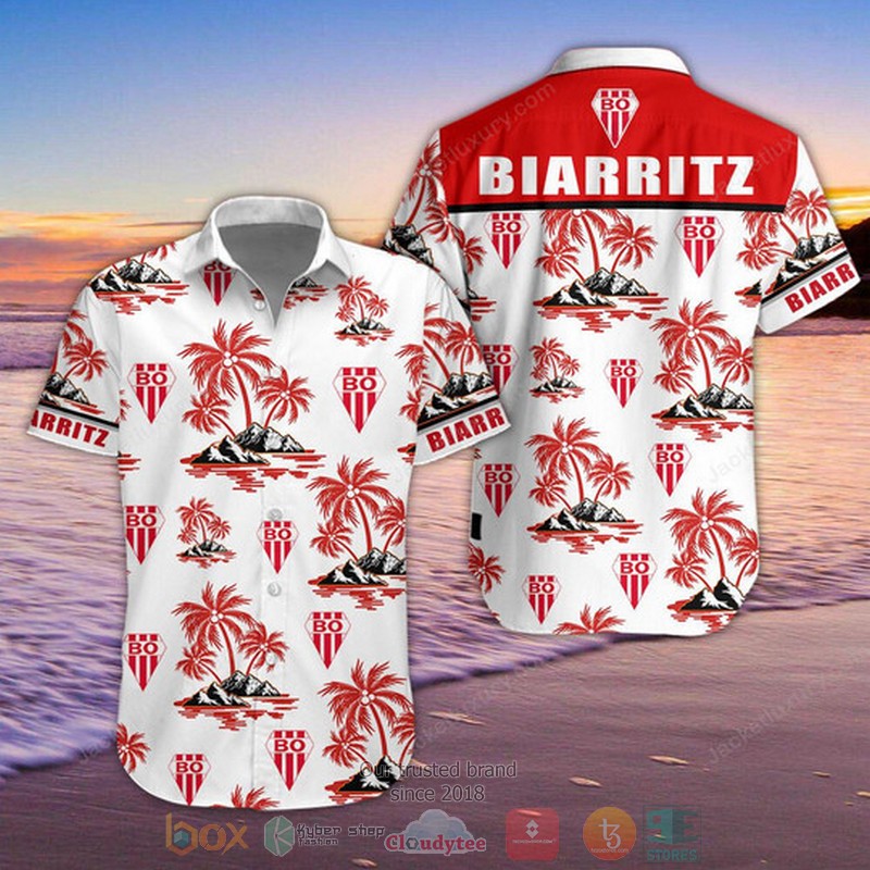 HOT Biarritz Olympique Hawaiian Shirt, Shorts word1