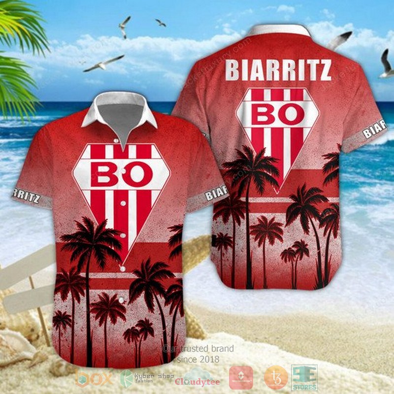 HOT Biarritz Olympique palm tree red Hawaiian Shirt, Shorts 2 HOT Biarritz Olympique palm tree red Hawaiian Shirt, Shorts word1