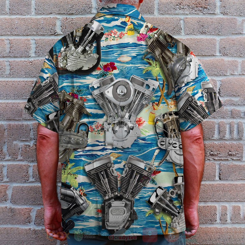 BEST Biker, Seamless Motorcycle Engine Pattern Aloha Hawaiian Shirt, Short 5 BEST Biker, Seamless Motorcycle Engine Pattern Aloha Hawaiian Shirt, Short word3