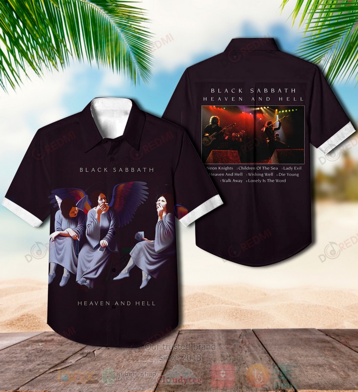BEST Black Sabbath Heaven And Hell Aloha Hawaiian Shirt