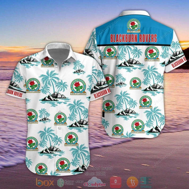 Blackburn Rovers Hawaiian shirt, short 23 Blackburn Rovers Hawaiian shirt, short word2