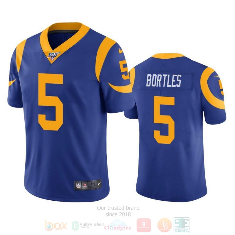 BEST Blake Bortles Los Angeles Rams, Blue Jersey Football word2