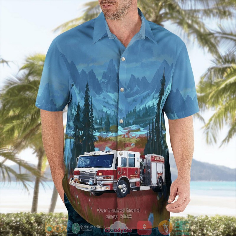 Blue Point New York Blue Point Fire Department Aloha Shirt 3 Blue Point New York Blue Point Fire Department Aloha Shirt word3