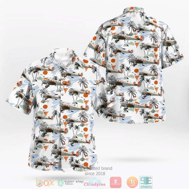 NEW Bomber Command Museum of Canada Royal Canadian Air Force Beechcraft Model 18 Aloha Shirt 9 NEW Bomber Command Museum of Canada Royal Canadian Air Force Beechcraft Model 18 Aloha Shirt word3