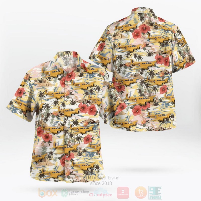 BEST Bomber Command Museum of Canada Royal Canadian Air Force 3D Aloha Shirt word2