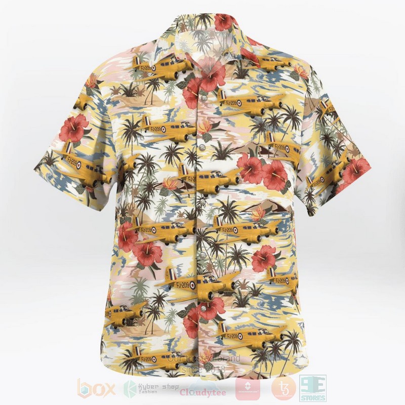 BEST Bomber Command Museum of Canada Royal Canadian Air Force 3D Aloha Shirt word1