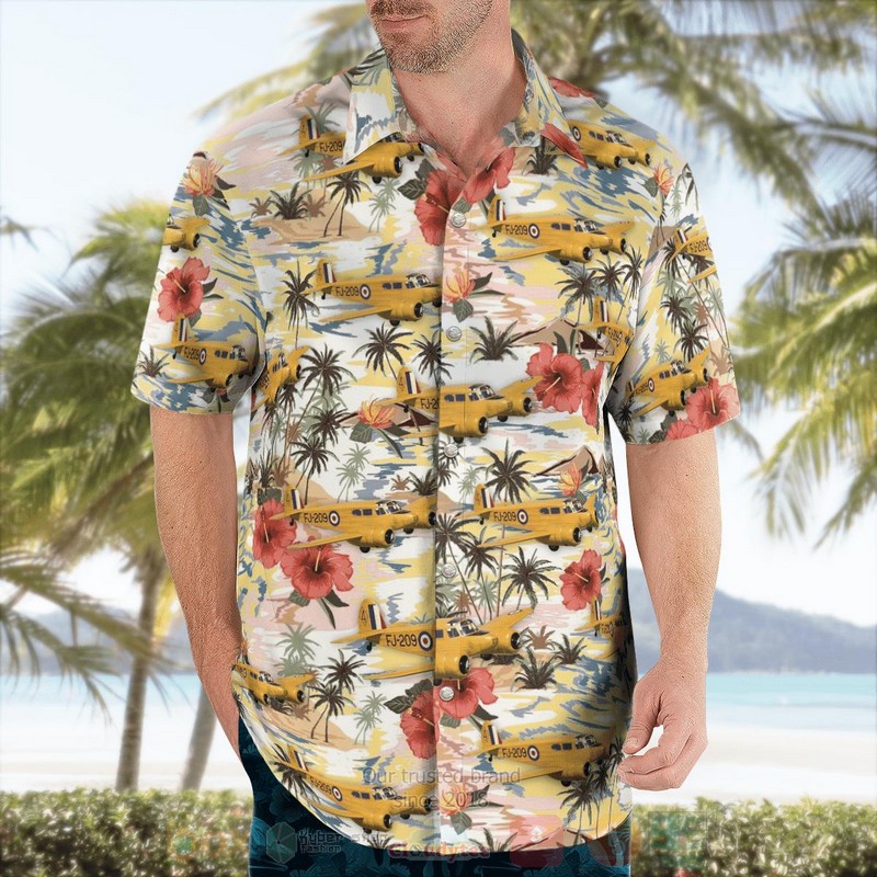 BEST Bomber Command Museum of Canada Royal Canadian Air Force 3D Aloha Shirt word1