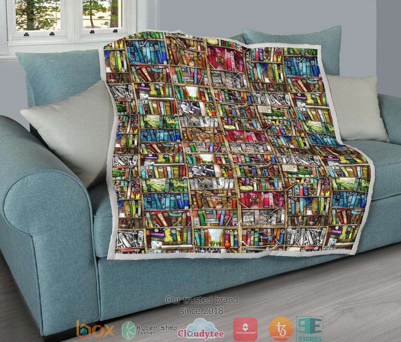 Bookish Bookshelf Quilt word3