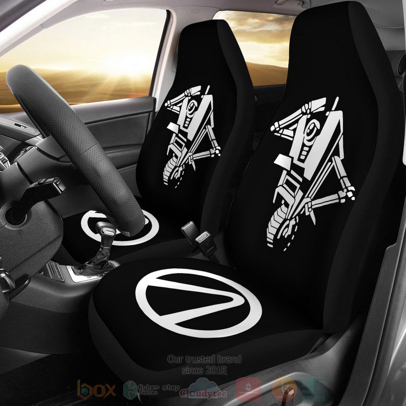 BEST Borderlands Claptrap Luxury Car Seat Covers