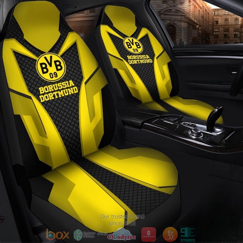 Borussia Dortmund Black Yellow Car Seat Covers