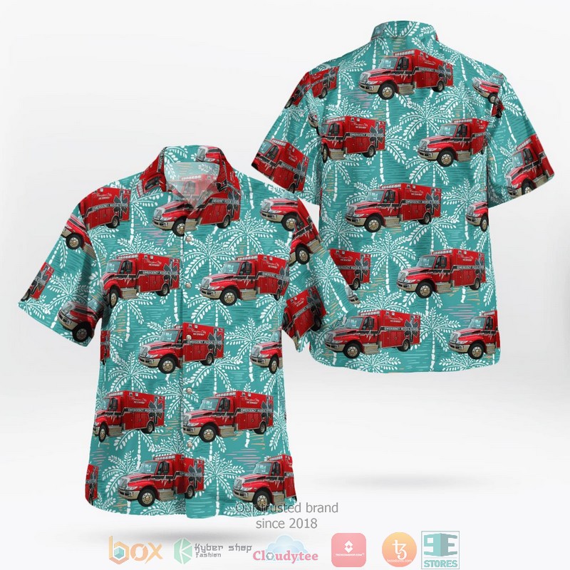 Bossier City Fire Department Bossier City Louisiana Aloha Shirt word2