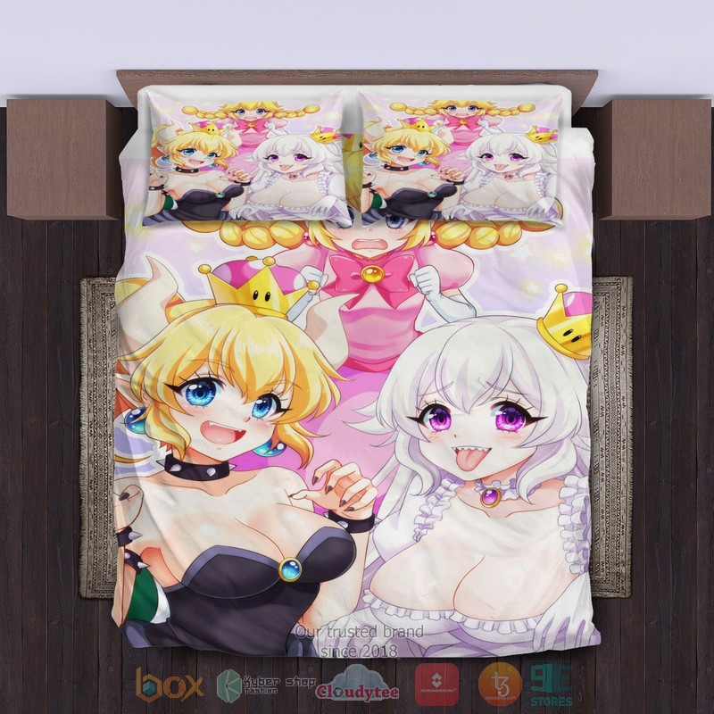 Bowsette Y Boosette Bedding Sets word2
