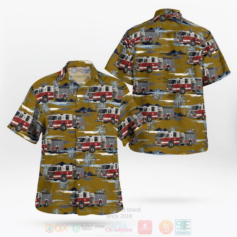 BEST Braddock Heights Volunteer Fire Company 3D Aloha Shirt word3