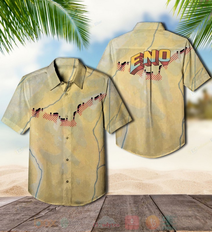 BEST Brian Eno Ambient 2 The Plateaux of Mirror Album Aloha Hawaiian Shirt