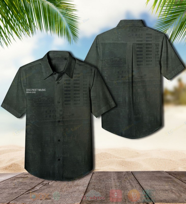 BEST Brian Eno Discreet Music Album Aloha Hawaiian Shirt