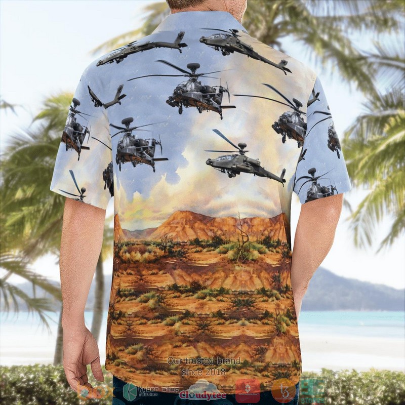 British Army AH-64E - Apache Attack Helicopter Hawaii 3D Shirt 4 British Army AH-64E - Apache Attack Helicopter Hawaii 3D Shirt word1
