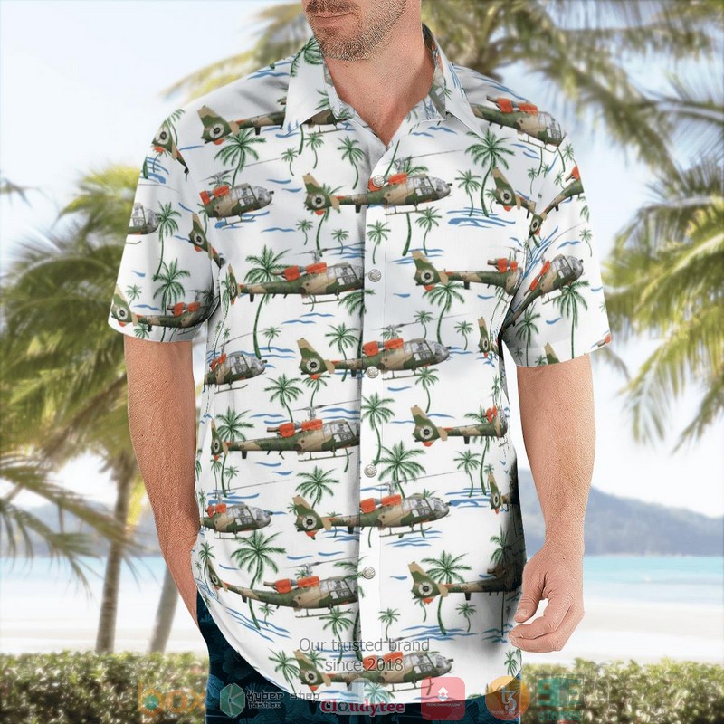 British Army Aerospatiale Westland SA-341B Gazelle AH1 Hawaii 3D Shirt 3 British Army Aerospatiale Westland SA-341B Gazelle AH1 Hawaii 3D Shirt word2