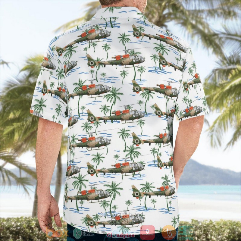 British Army Aerospatiale Westland SA-341B Gazelle AH1 Hawaii 3D Shirt 4 British Army Aerospatiale Westland SA-341B Gazelle AH1 Hawaii 3D Shirt word2