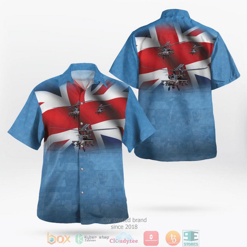 British Army AgustaWestland Apache Armed Forces Day Aloha Shirt 9 British Army AgustaWestland Apache Armed Forces Day Aloha Shirt word2