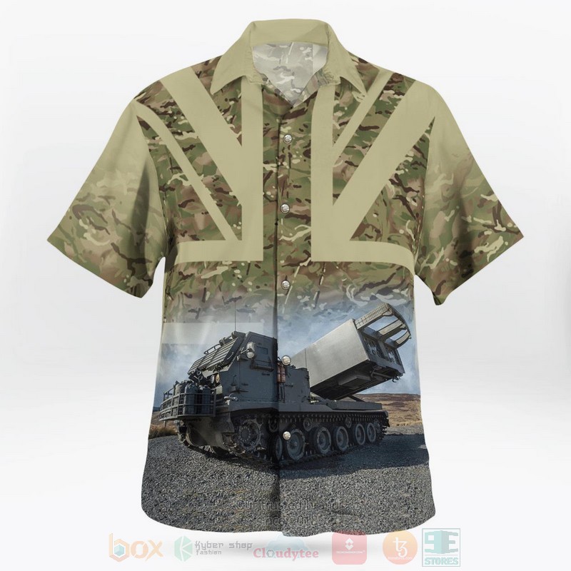 BEST British Army Guided Multiple Launch Rocket System GMLRS 3D Aloha Shirt 3 BEST British Army Guided Multiple Launch Rocket System GMLRS 3D Aloha Shirt word2