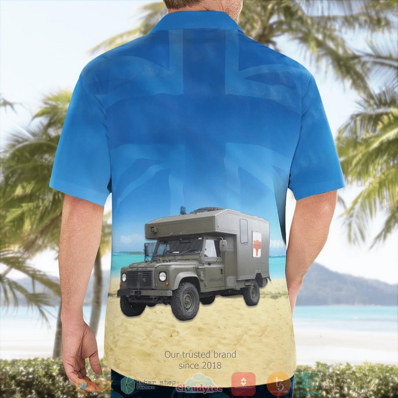 British Army Land Rover Battle Field Ambulance BFA Armed Forces Day Aloha Shirt 2 British Army Land Rover Battle Field Ambulance BFA Armed Forces Day Aloha Shirt word3