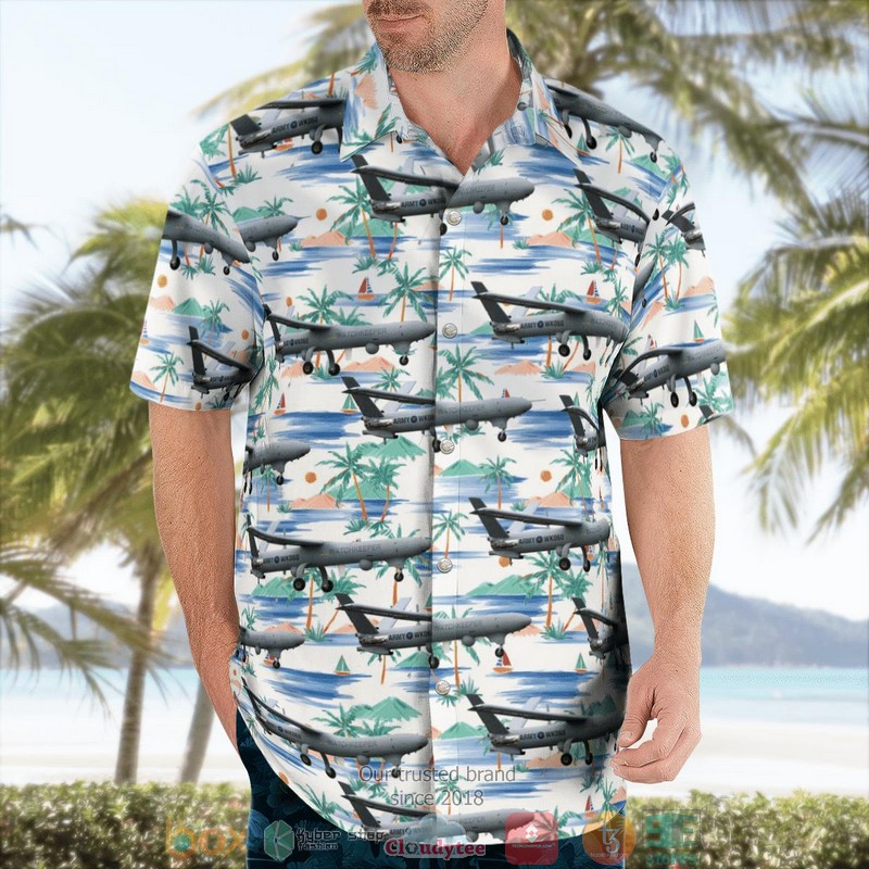 British Army Thales Watchkeeper WK450 Hawaii 3D Shirt 3 British Army Thales Watchkeeper WK450 Hawaii 3D Shirt word2