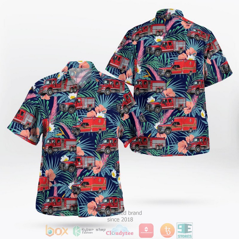 Bucklin Kansas Ford County Fire-EMS Bucklin Station Hawaii 3D Shirt word1