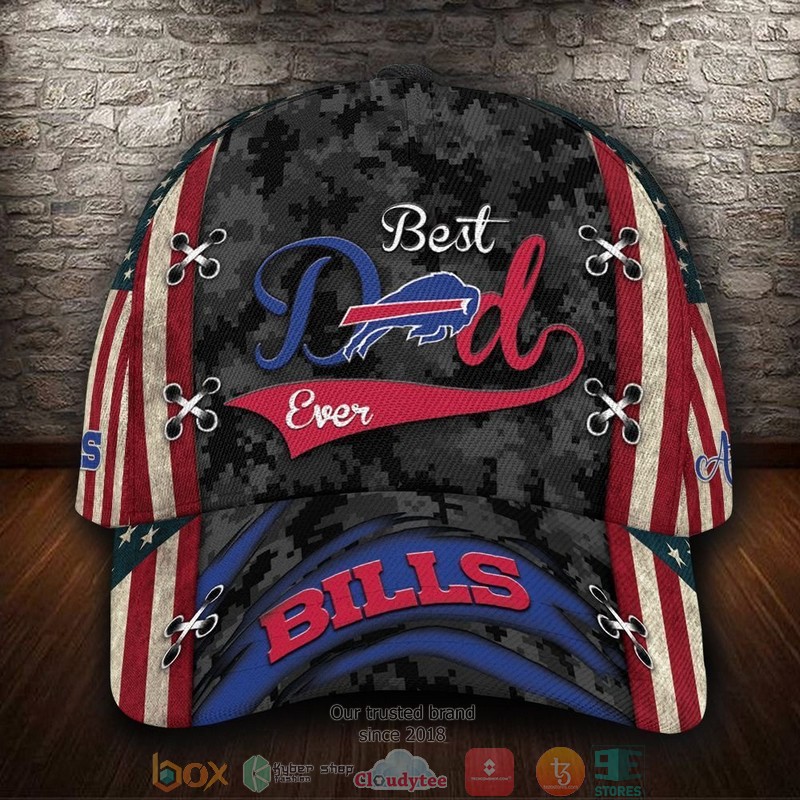 Buffalo Bills Best Dad NFL Custom Name Cap word3