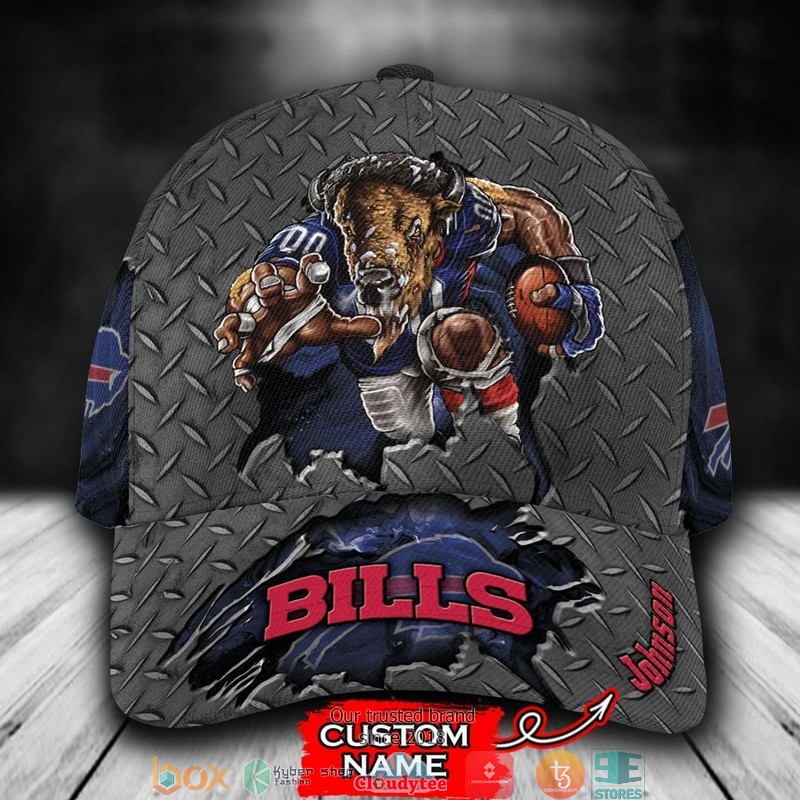 Buffalo Bills Mascot NFL Custom Name Cap