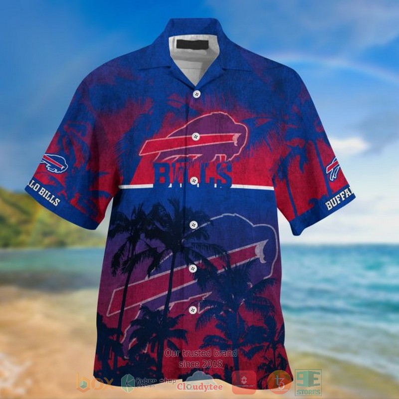 New Buffalo Bills Palm Tree Hawaii Shirt Word3