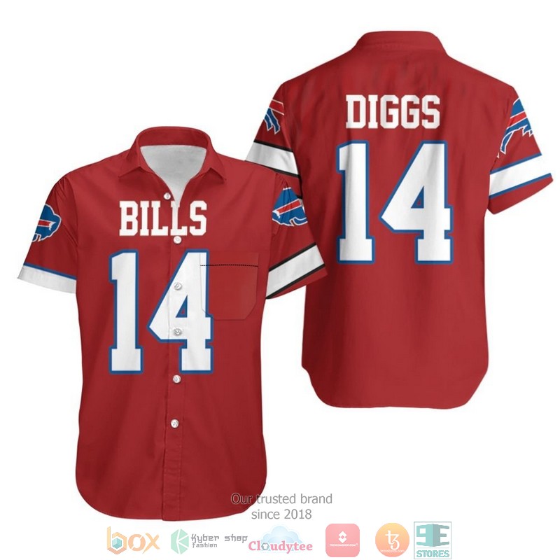 Buffalo Bills Stefon Diggs 14 Red Jersey Inspired Style Hawaiian Shirt 1 Buffalo Bills Stefon Diggs 14 Red Jersey Inspired Style Hawaiian Shirt word3
