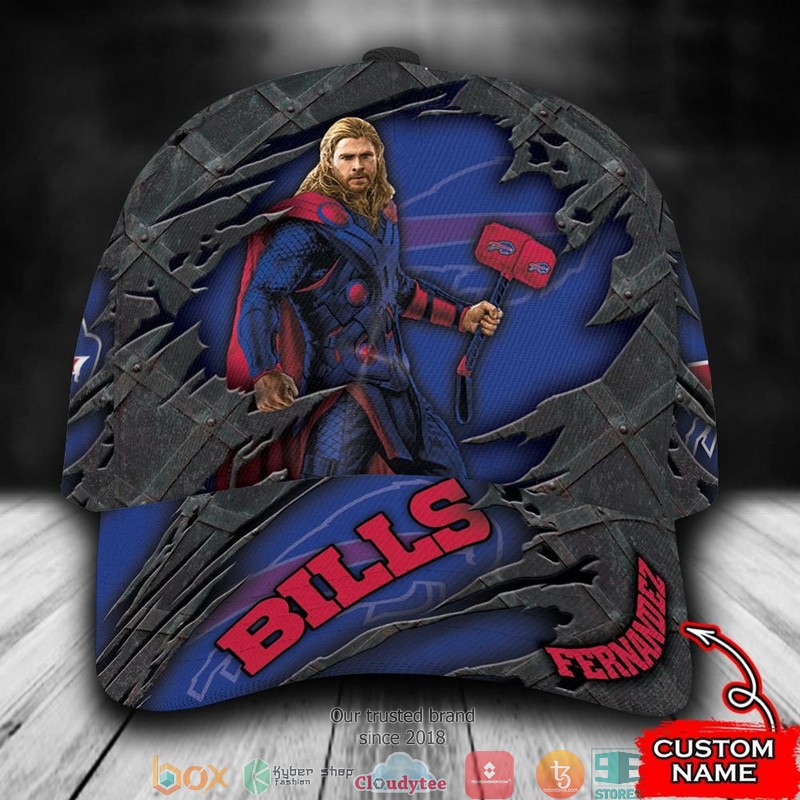 Buffalo Bills Thor NFL Custom Name Cap word2