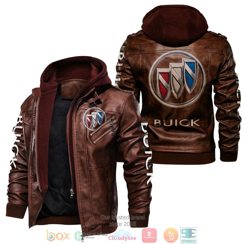 NEW Buick PU Leather Jacket word2