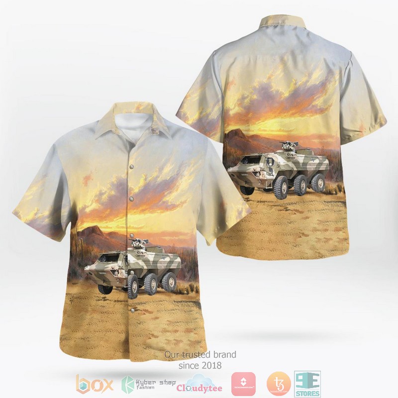 NEW Bundeswehr TPz 1A8A5 Fuchs Aloha Shirt word3